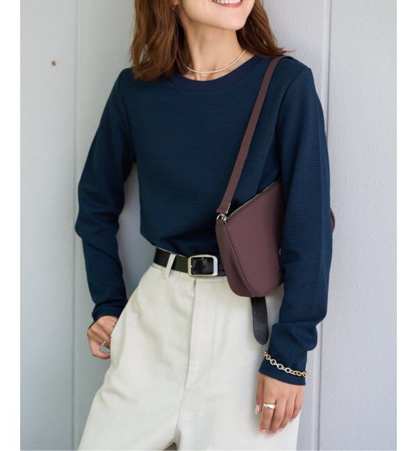 OUTDOOR PRODUCTS Usual Things「≪予約≫リンガーボーダーロンTEE セットアップ対応」|Tシャツ・カットソー|