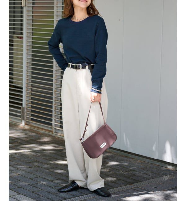 OUTDOOR PRODUCTS Usual Things「≪予約≫リンガーボーダーロンTEE セットアップ対応」|Tシャツ・カットソー|