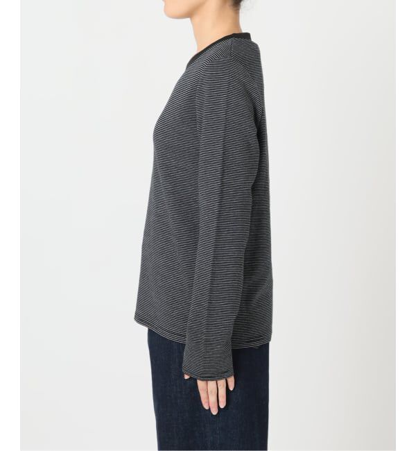 OUTDOOR PRODUCTS Usual Things「≪予約≫リンガーボーダーロンTEE セットアップ対応」|Tシャツ・カットソー|