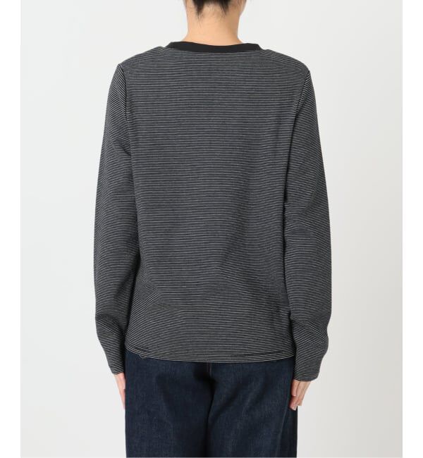 OUTDOOR PRODUCTS Usual Things「≪予約≫リンガーボーダーロンTEE セットアップ対応」|Tシャツ・カットソー|