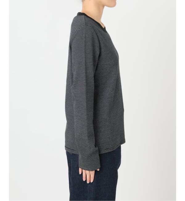 OUTDOOR PRODUCTS Usual Things「≪予約≫リンガーボーダーロンTEE セットアップ対応」|Tシャツ・カットソー|