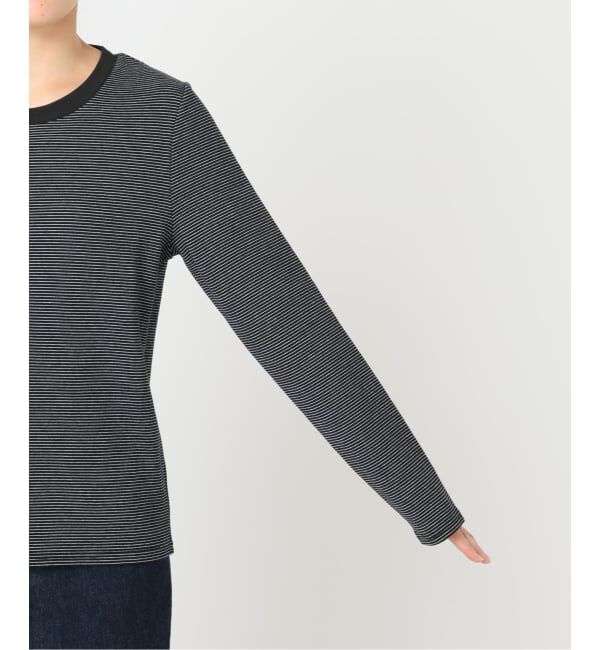 OUTDOOR PRODUCTS Usual Things「≪予約≫リンガーボーダーロンTEE セットアップ対応」|Tシャツ・カットソー|