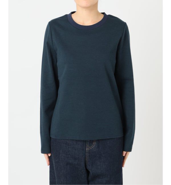 OUTDOOR PRODUCTS Usual Things「≪予約≫リンガーボーダーロンTEE セットアップ対応」|Tシャツ・カットソー|