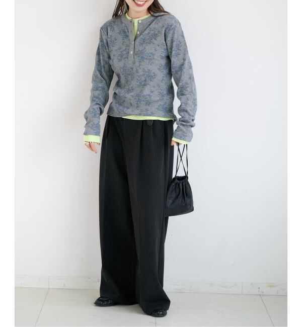 OUTDOOR PRODUCTS Usual Things「≪予約≫miller ex flower waffle henly Tee」|Tシャツ・カットソー|
