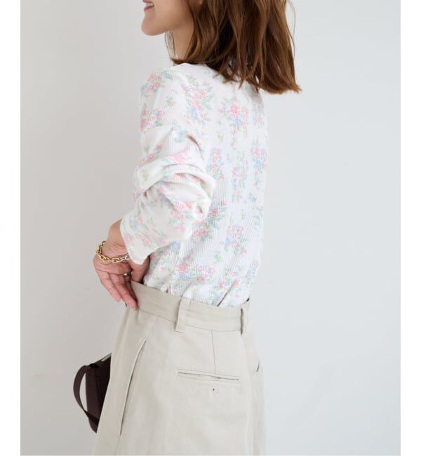 OUTDOOR PRODUCTS Usual Things「≪予約≫miller ex flower waffle henly Tee」|Tシャツ・カットソー|