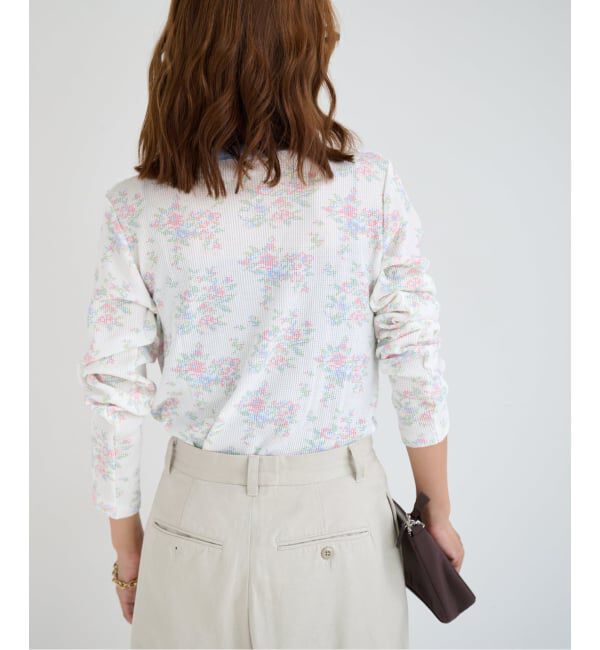 OUTDOOR PRODUCTS Usual Things「≪予約≫miller ex flower waffle henly Tee」|Tシャツ・カットソー|