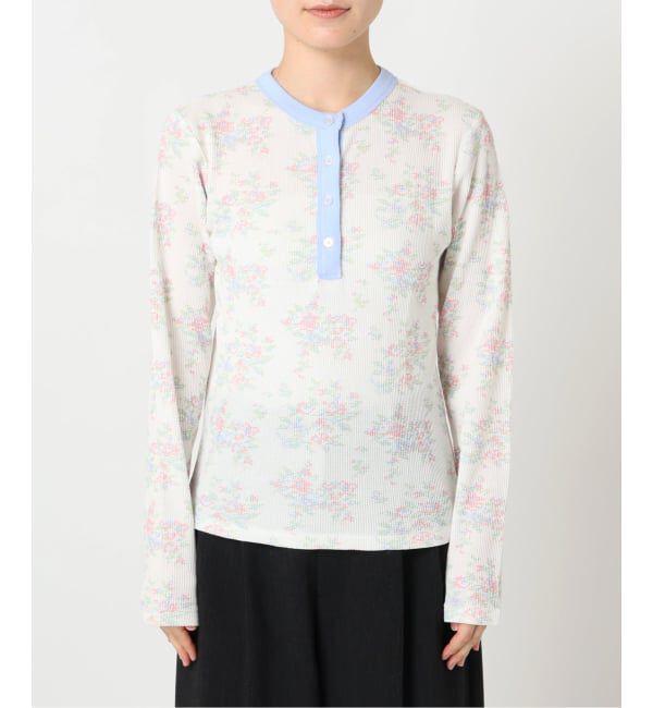 OUTDOOR PRODUCTS Usual Things「≪予約≫miller ex flower waffle henly Tee」|Tシャツ・カットソー|