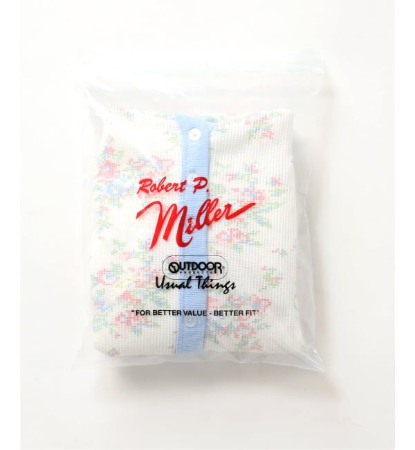 OUTDOOR PRODUCTS Usual Things「≪予約≫miller ex flower waffle henly Tee」|Tシャツ・カットソー|