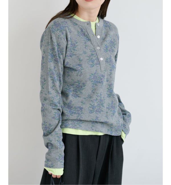 OUTDOOR PRODUCTS Usual Things「≪予約≫miller ex flower waffle henly Tee」|Tシャツ・カットソー|