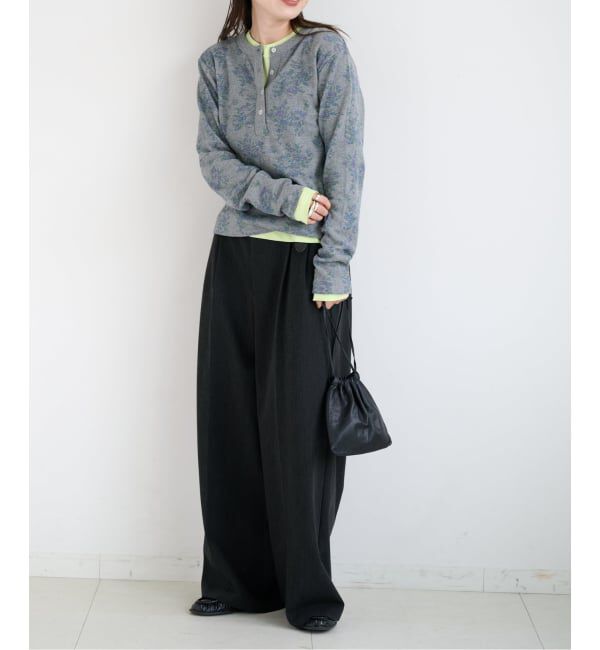 OUTDOOR PRODUCTS Usual Things「≪予約≫miller ex flower waffle henly Tee」|Tシャツ・カットソー|