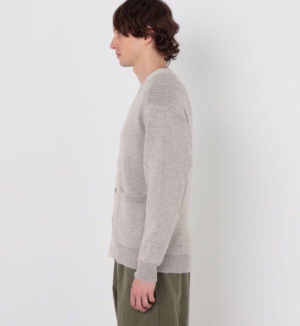 TOMORROWLAND MENS「【WEB先行予約】TOMORROWLAND tricot アルパカ 片畦 Vネックカーディガン」|カーディガン|