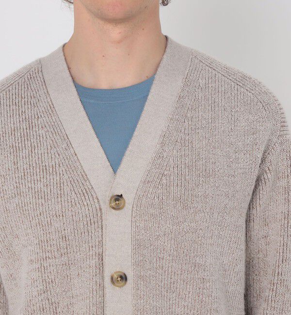 TOMORROWLAND MENS「【WEB先行予約】TOMORROWLAND tricot アルパカ 片畦 Vネックカーディガン」|カーディガン|