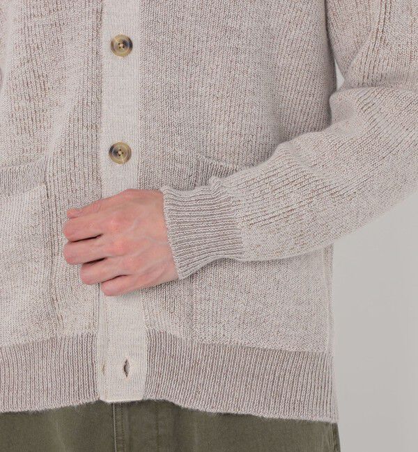 TOMORROWLAND MENS「【WEB先行予約】TOMORROWLAND tricot アルパカ 片畦 Vネックカーディガン」|カーディガン|