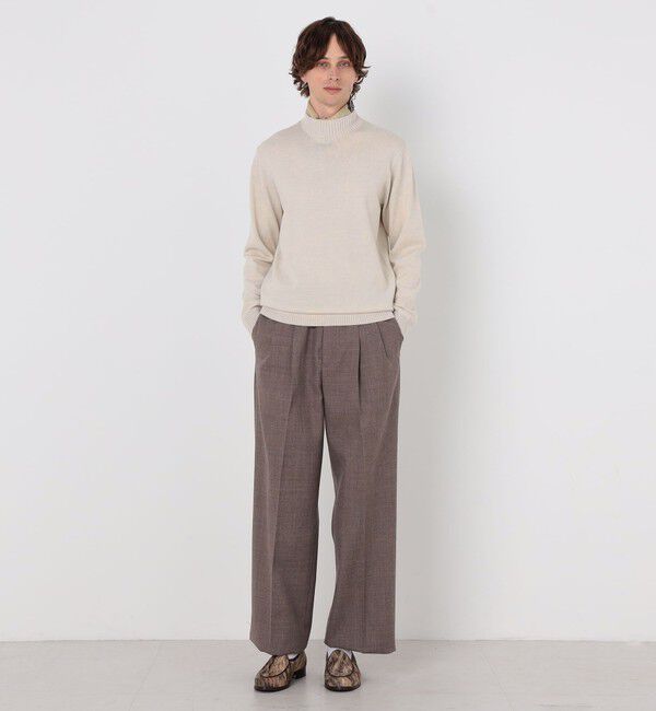 TOMORROWLAND MENS「【WEB先行予約】TOMORROWLAND tricot メリノベーシック モックネックプルオーバー」|ニット・セーター|