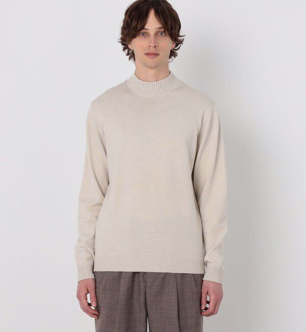 TOMORROWLAND MENS「【WEB先行予約】TOMORROWLAND tricot メリノベーシック モックネックプルオーバー」|ニット・セーター|