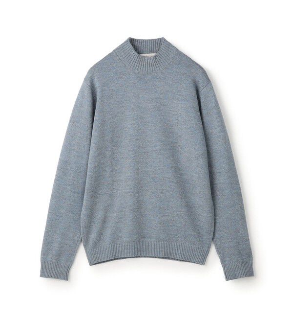 TOMORROWLAND MENS「【WEB先行予約】TOMORROWLAND tricot メリノベーシック モックネックプルオーバー」|ニット・セーター|63 サックスブルー