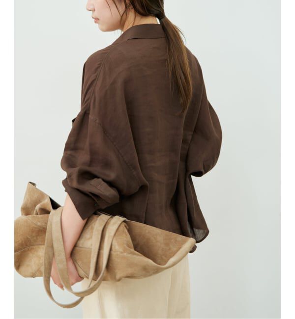 Plage「《追加》RAMIE LYOCELL CROPPED シャツ 2」|シャツ・ブラウス|
