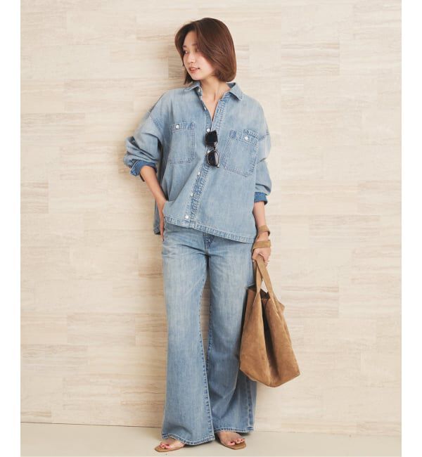Plage「ballon denim シャツ」|シャツ・ブラウス|