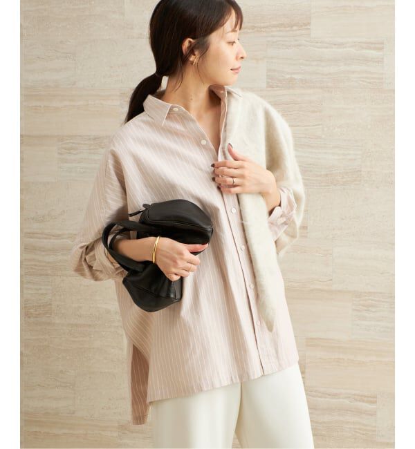 Plage「《追加》Light OX Poncho シャツ 5」|シャツ・ブラウス|ベージュベース