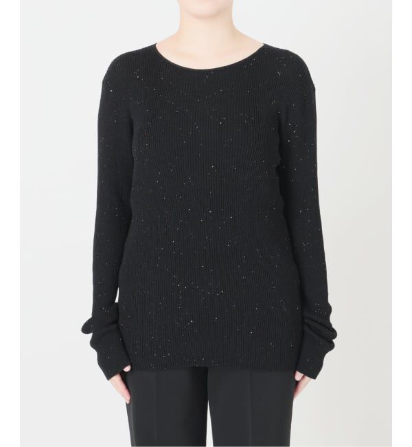 VERMEIL par iena「Sparkle リブニットトップ」|ニット・セーター|