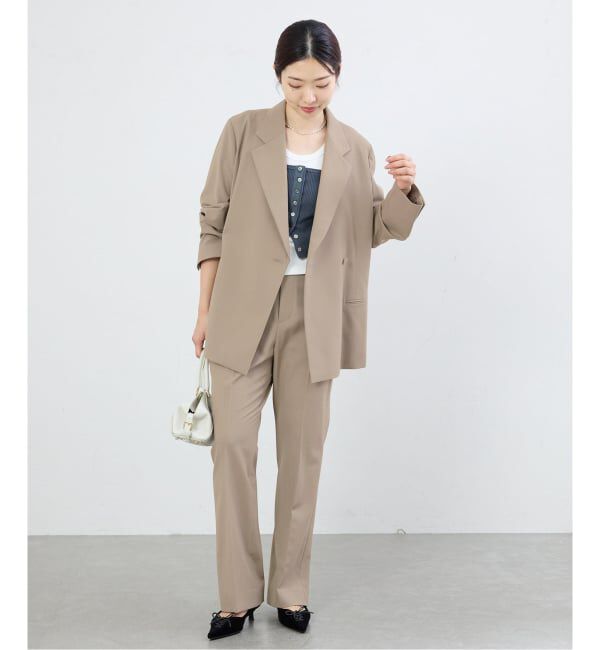 IENA「TWストレートスラックス」|スラックス|
