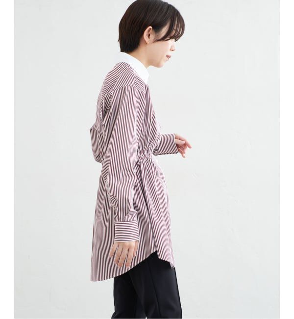 IENA「《一部店舗限定》クレリックウェストシェイプシャツ」|シャツ・ブラウス|