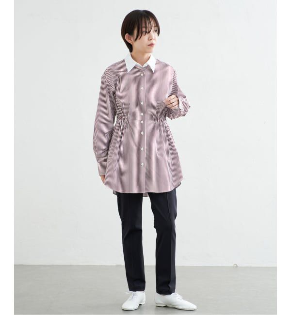 IENA「《一部店舗限定》クレリックウェストシェイプシャツ」|シャツ・ブラウス|