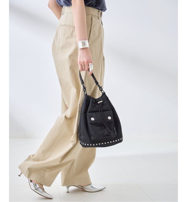 journal standard L'essage「《予約》MACKINTOSH/マッキントッシュ DRAWSTRING BUCKET STUDS バッグ」|その他|