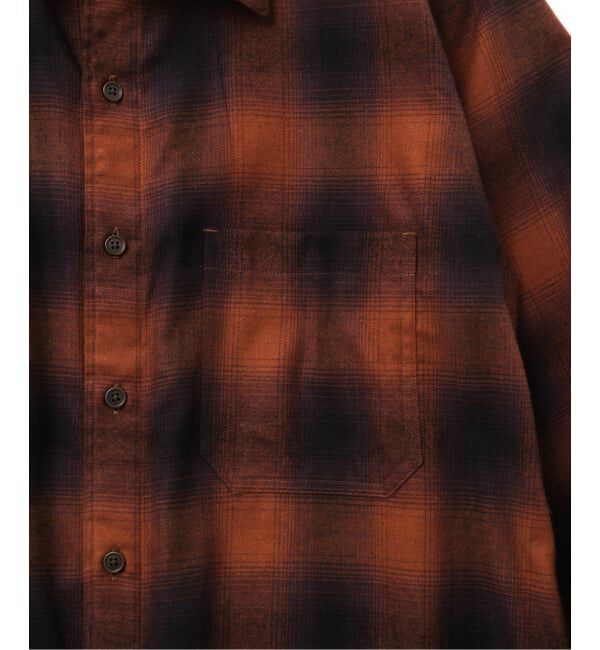 JOURNAL STANDARD「【FOLL / フォル】brushed cotton cashmere check shirt」|シャツ・ブラウス|