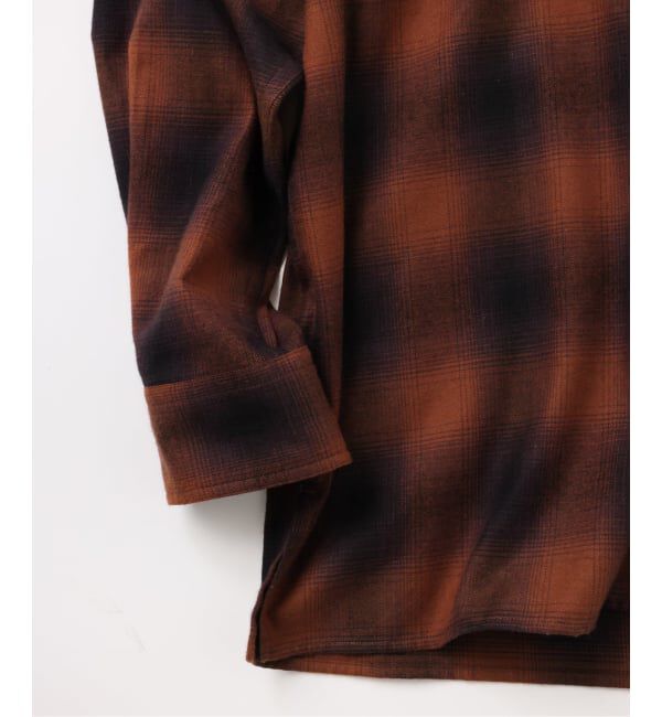 JOURNAL STANDARD「【FOLL / フォル】brushed cotton cashmere check shirt」|シャツ・ブラウス|