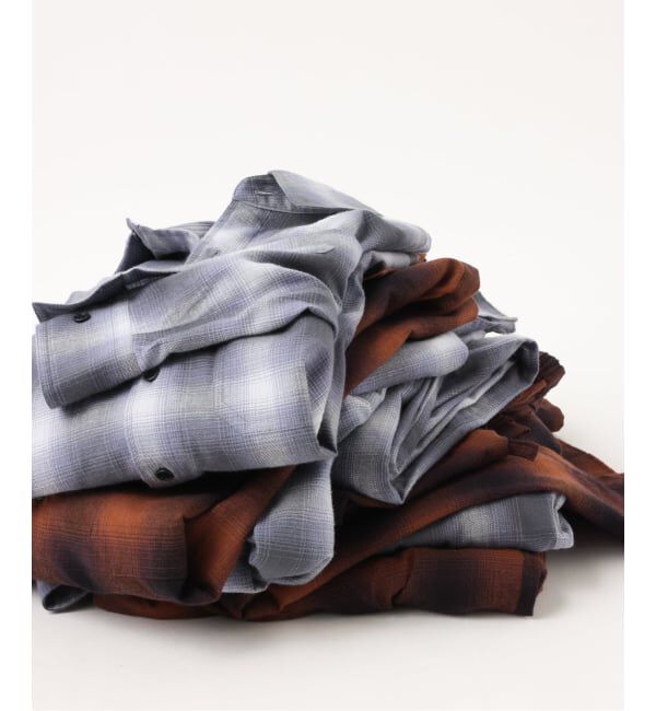 JOURNAL STANDARD「【FOLL / フォル】brushed cotton cashmere check shirt」|シャツ・ブラウス|