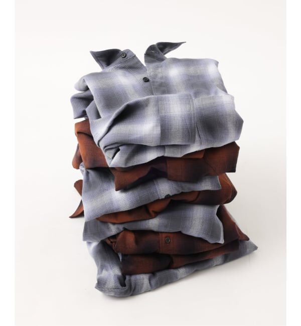 JOURNAL STANDARD「【FOLL / フォル】brushed cotton cashmere check shirt」|シャツ・ブラウス|