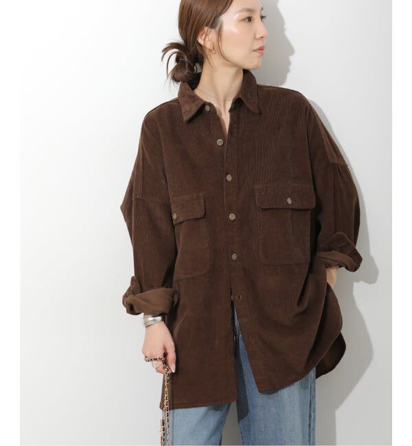 JOURNAL STANDARD relume「《予約》【LANCER/ランサー】 コーデュロイビッグシャツ」|シャツ・ブラウス|