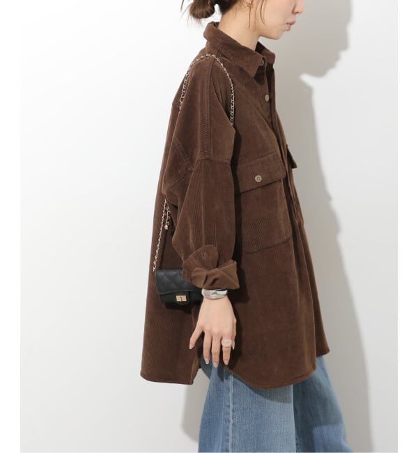 JOURNAL STANDARD relume「《予約》【LANCER/ランサー】 コーデュロイビッグシャツ」|シャツ・ブラウス|