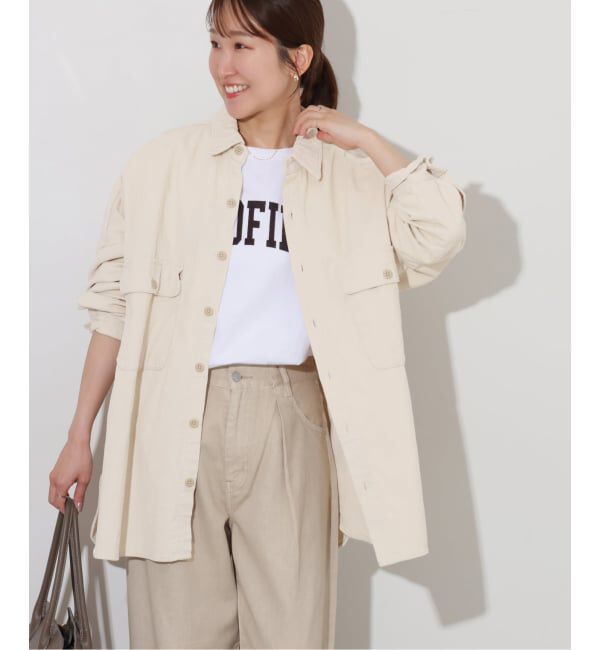 JOURNAL STANDARD relume「《予約》【LANCER/ランサー】 コーデュロイビッグシャツ」|シャツ・ブラウス|