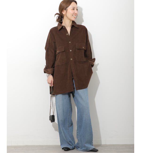 JOURNAL STANDARD relume「《予約》【LANCER/ランサー】 コーデュロイビッグシャツ」|シャツ・ブラウス|