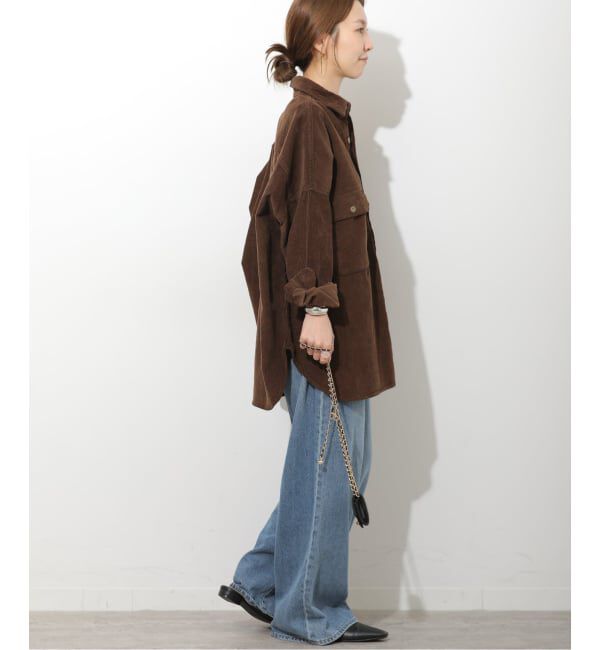 JOURNAL STANDARD relume「《予約》【LANCER/ランサー】 コーデュロイビッグシャツ」|シャツ・ブラウス|