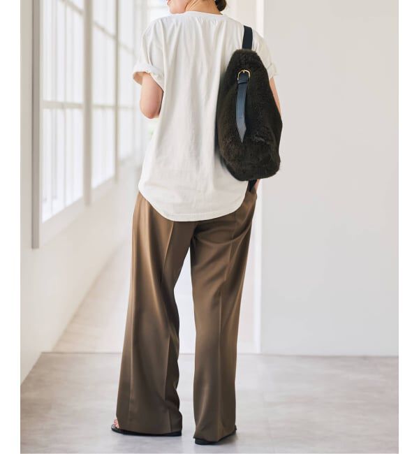 Spick and Span「ソフトタッチイージースラックスパンツ」|スラックス|