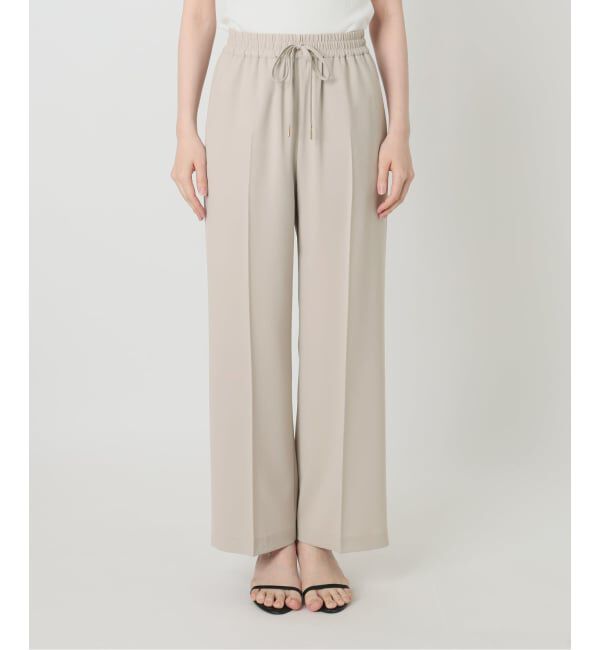 Spick and Span「ソフトタッチイージースラックスパンツ」|スラックス|
