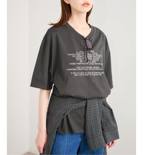 U by SPICK&SPAN「photo print tee」|Tシャツ・カットソー|