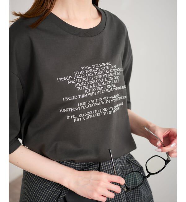 U by SPICK&SPAN「photo print tee」|Tシャツ・カットソー|