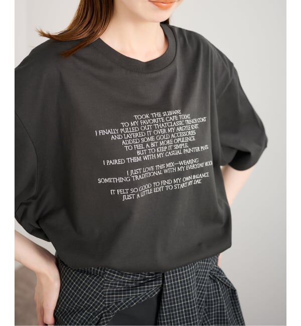 U by SPICK&SPAN「photo print tee」|Tシャツ・カットソー|