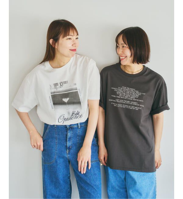 U by SPICK&SPAN「photo print tee」|Tシャツ・カットソー|