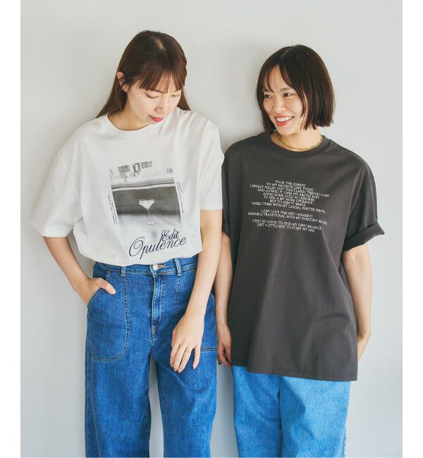 U by SPICK&SPAN「photo print tee」|Tシャツ・カットソー|