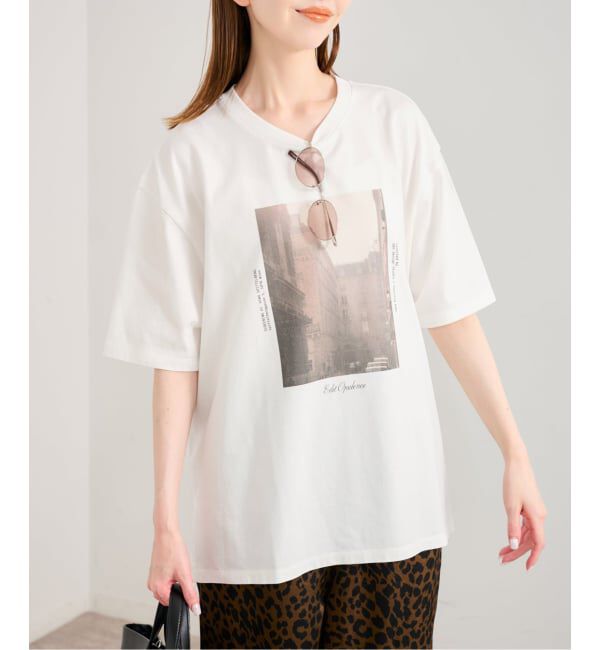 U by SPICK&SPAN「photo print tee」|Tシャツ・カットソー|