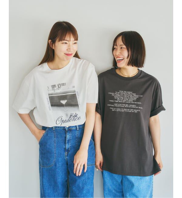 U by SPICK&SPAN「photo print tee」|Tシャツ・カットソー|