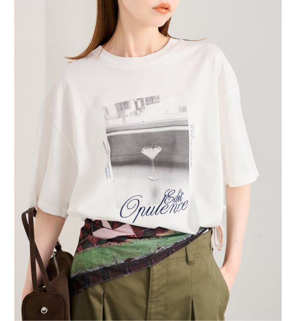 U by SPICK&SPAN「photo print tee」|Tシャツ・カットソー|ホワイト