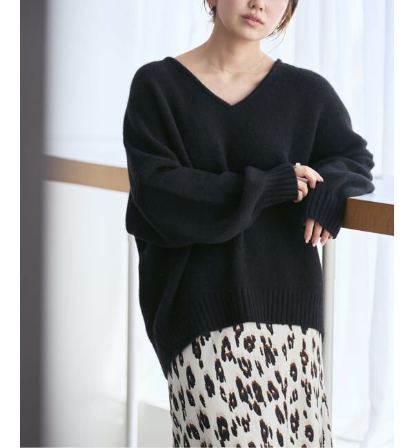 NOBLE「《予約》YAKバックボリュームニット」|ニット・セーター|