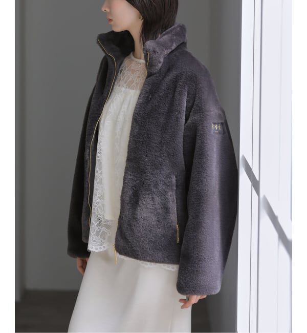 TATRAS BARBRA フリースジャケット ライトグレー　タトラス TATRAS（タトラス） ブルゾン アウター ボア TATRAS / BARBRA ボア