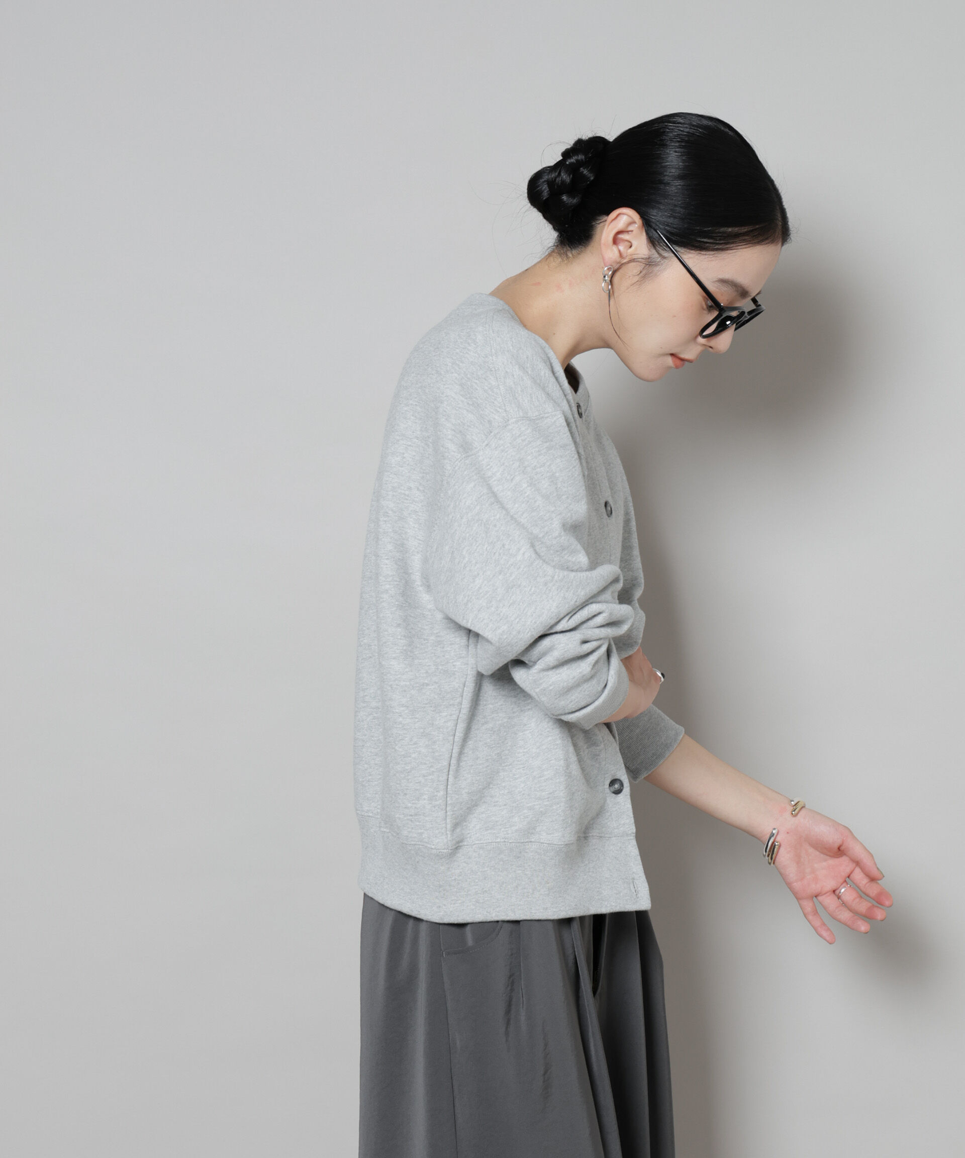 nano･universe「RUSSELL ATHLETIC/別注 Mini Logo Sweat Cardigan」|Tシャツ・カットソー|